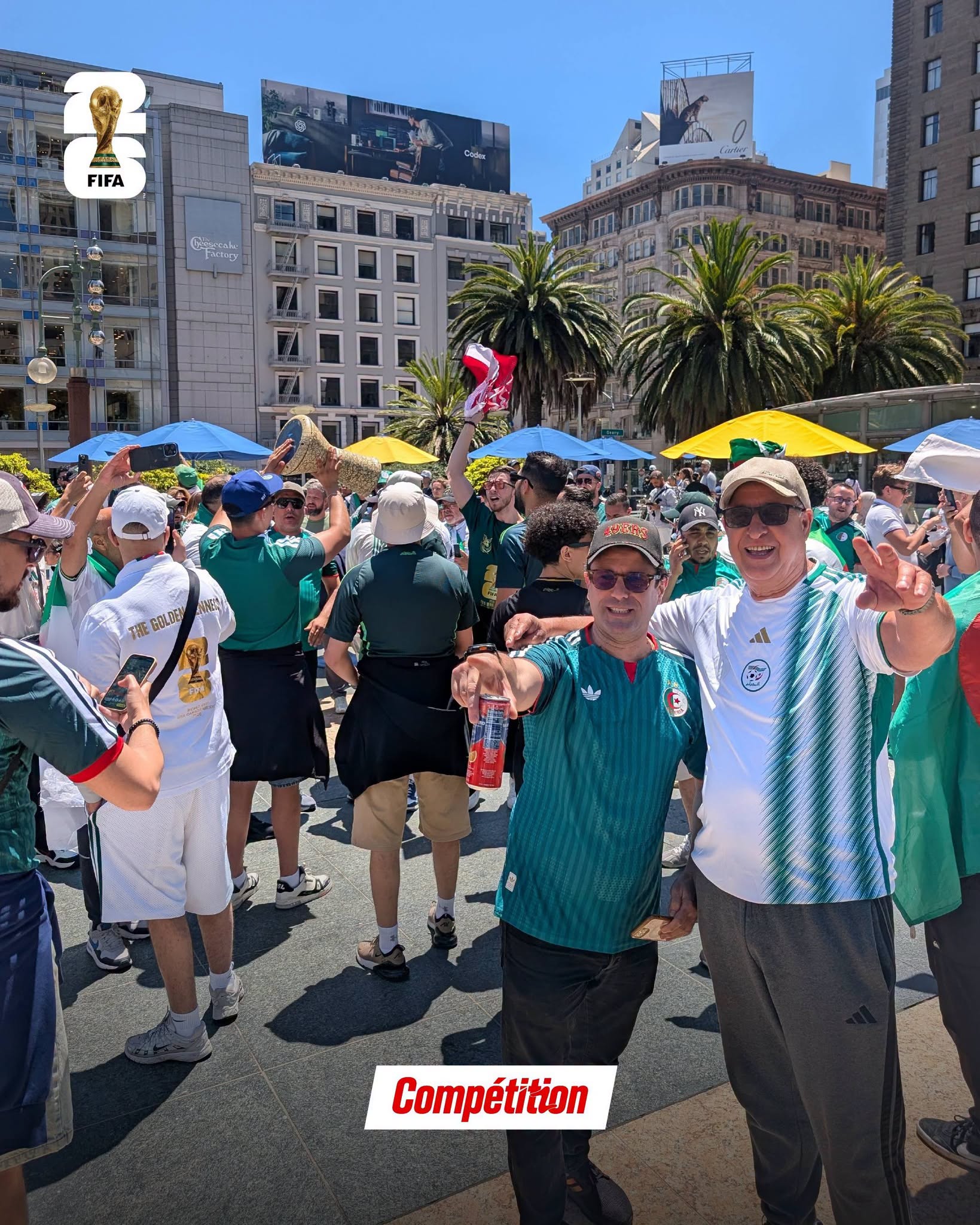 EN : les Algériens ont fait la fête à San Francisco