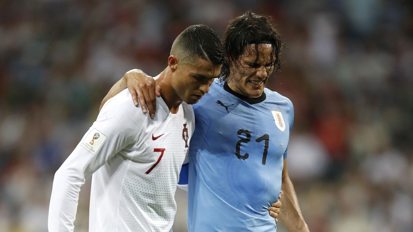Uruguay-Portugal: Cavani est sorti blessé