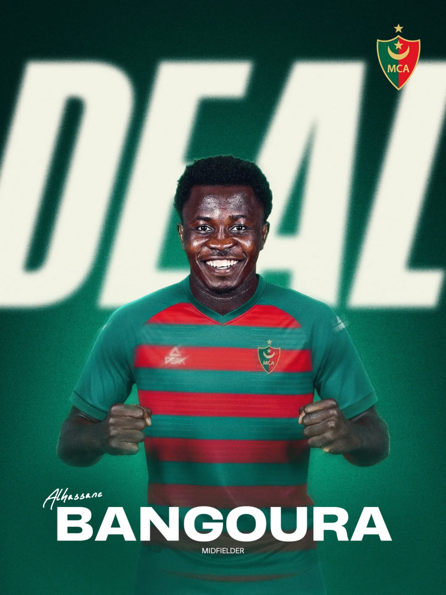 Alhassane Bangoura signe au MCA
