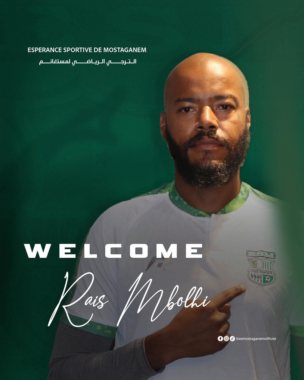 Transferts : M’bolhi rejoint l’ES Mostaganem