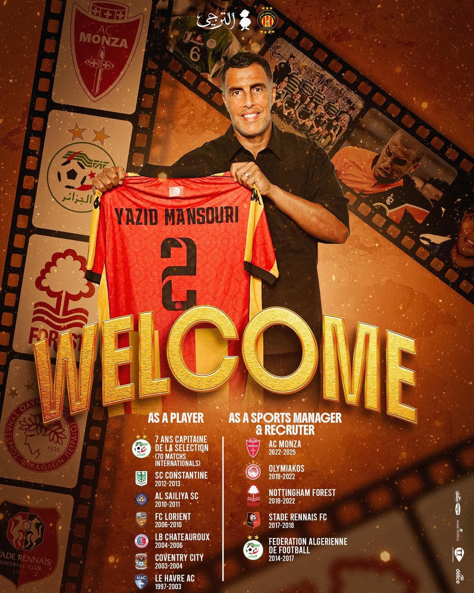 ES Tunis : Yazid Mansouri nouveau directeur sportif